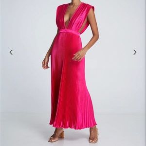 NWT L’Idee Gala Mini Dress in Punch